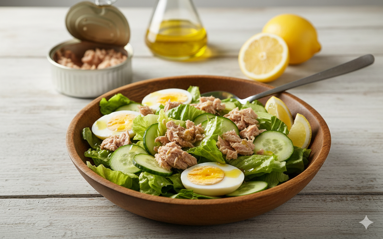 Салат с тунцом