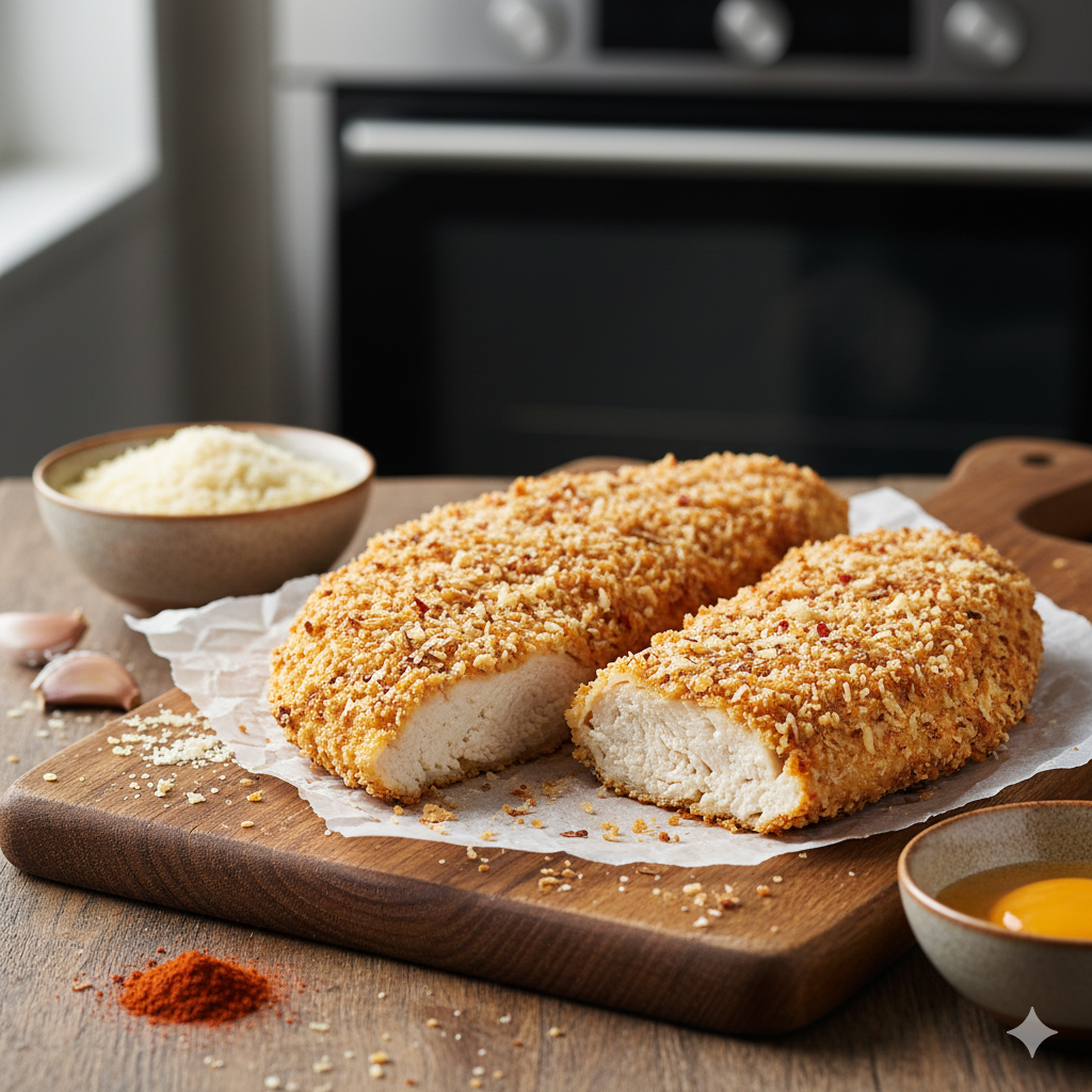 Курица в сырной корочке