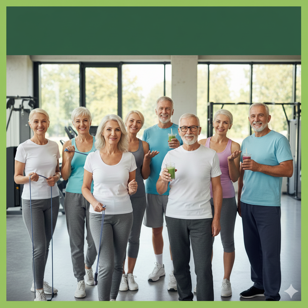 Похудение после 50 лет — иллюстрация