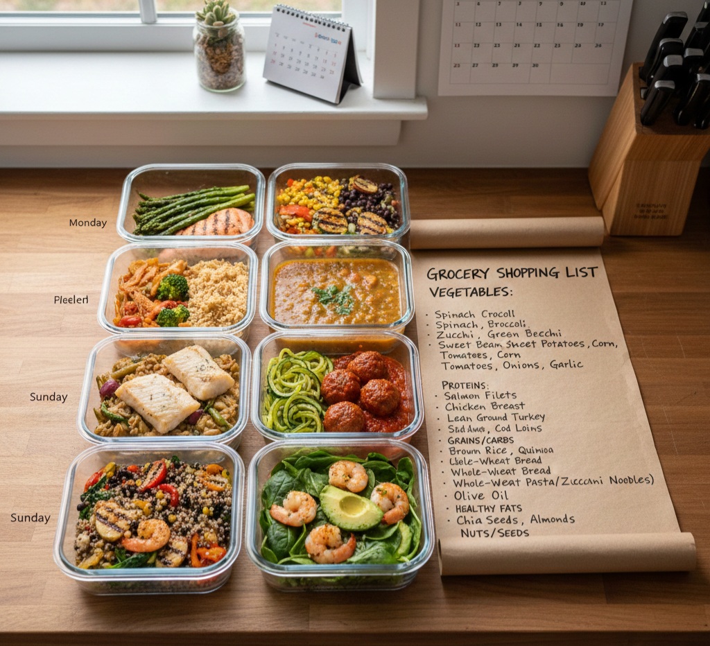 Меню на неделю после 50 лет для похудения — план питания и список покупок